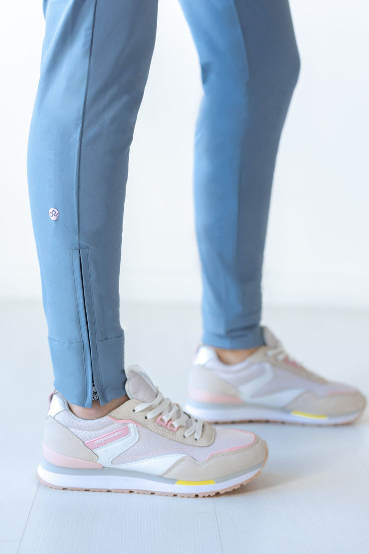 Perfectly Imperfect Peggy Pant Professional Jogger in Denim Blue