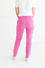 Perfectly Imperfect '23 Peggy Pant Professional Jogger in Cherry Blossom Pink