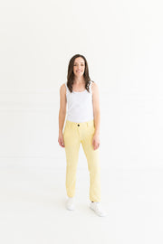 '23 Peggy Cropped Trouser in Buttercup