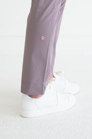Peggy Cropped Trouser in Dusty Lav