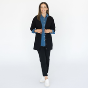 Polly Oversized Cardigan in Black
