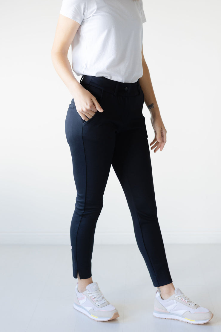 Perfectly Imperfect Ruth Trouser in Midnight Black