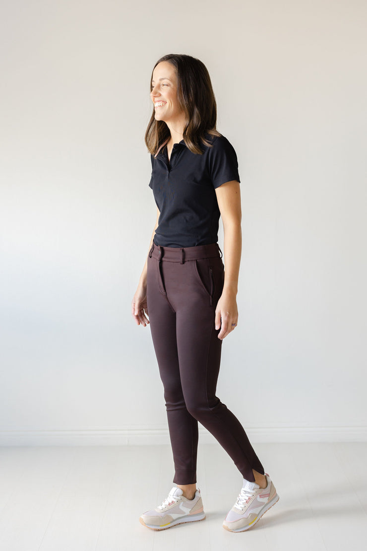 Perfectly Imperfect Ruth Pant in Cacao Torte