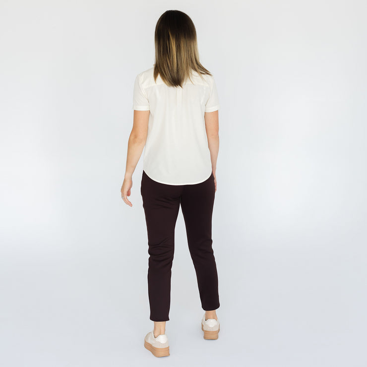 Beth Button-Up in Winter White