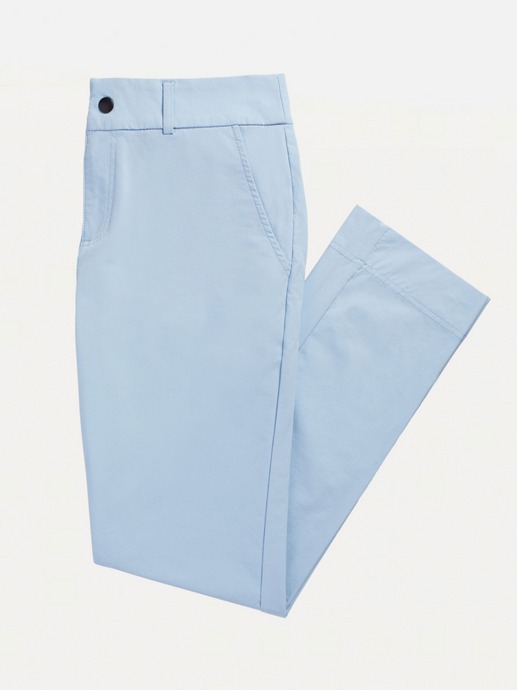 Peggy Cropped Trouser in Cloud Blue