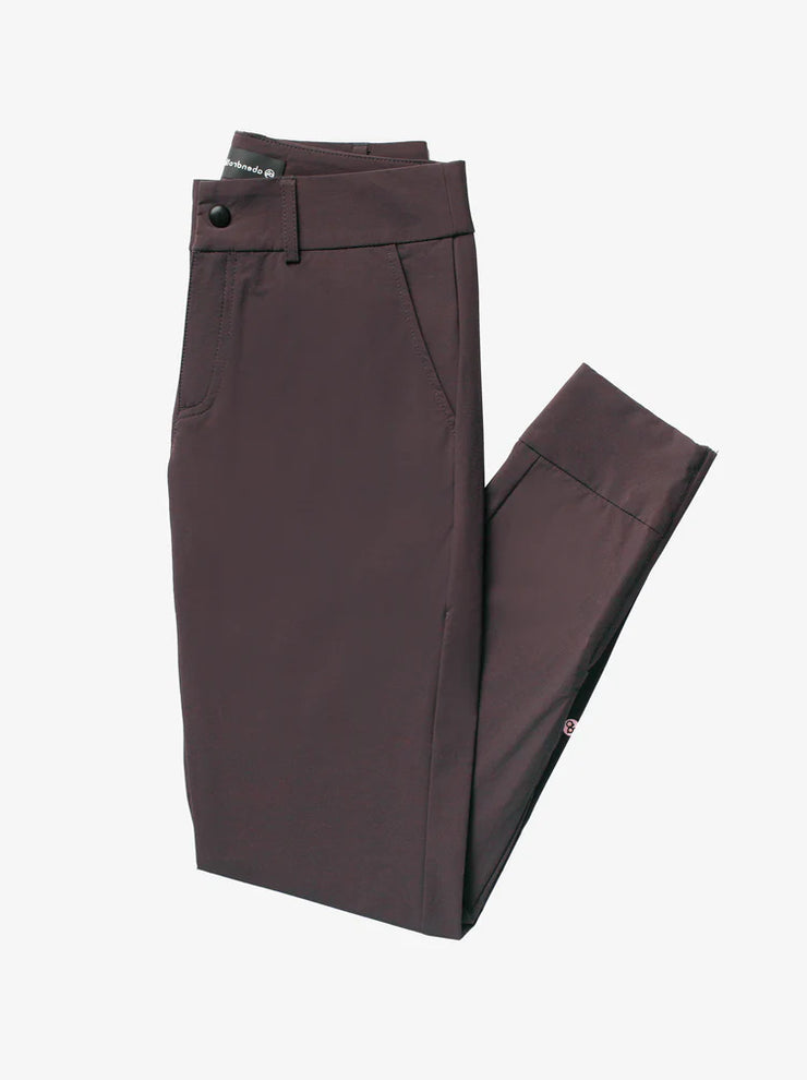 Perfectly Imperfect Peggy Pant Professional Jogger in Aubergine Plum